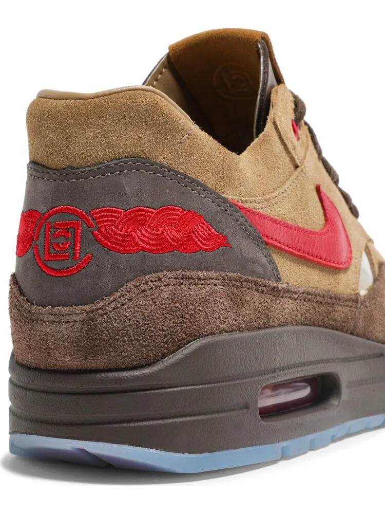 Кроссовки Nike CLOT x Air Max 1 'Kiss Of Death CHA' — изображение 7 из 8, коричневый