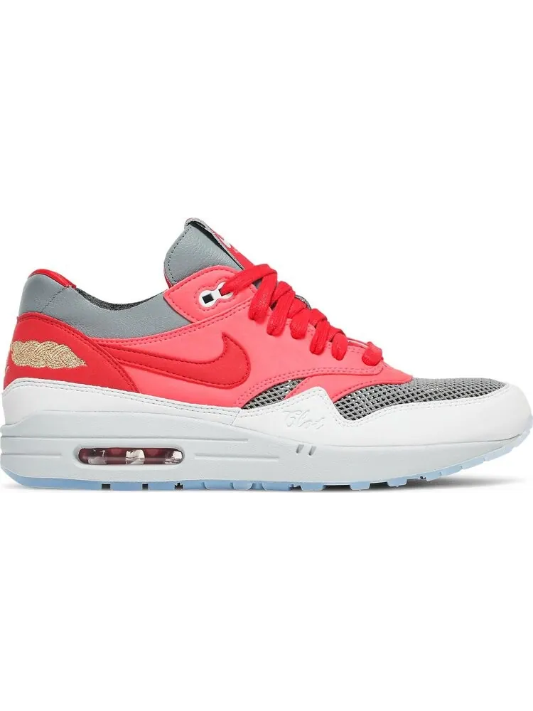 Кроссовки Nike CLOT x Air Max 1 'Kiss Of Death - Solar Red' — изображение 1 из 10, красный