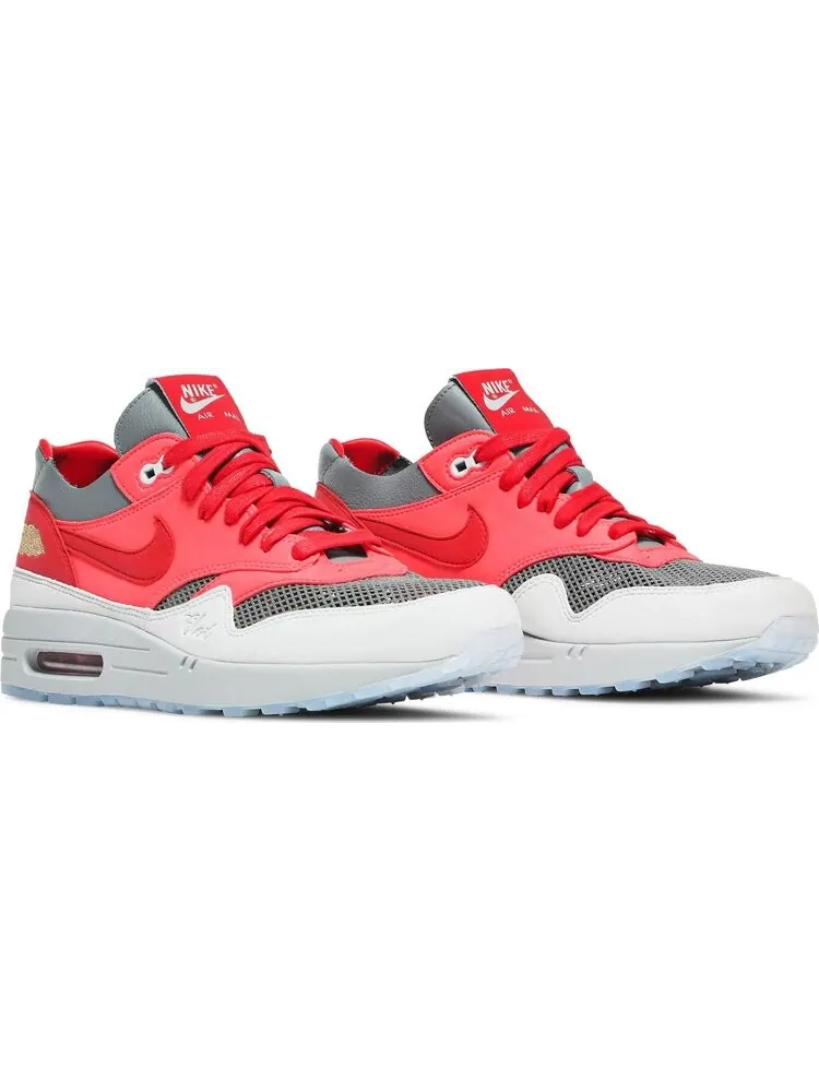 Кроссовки Nike CLOT x Air Max 1 'Kiss Of Death - Solar Red' — изображение 8 из 10, красный