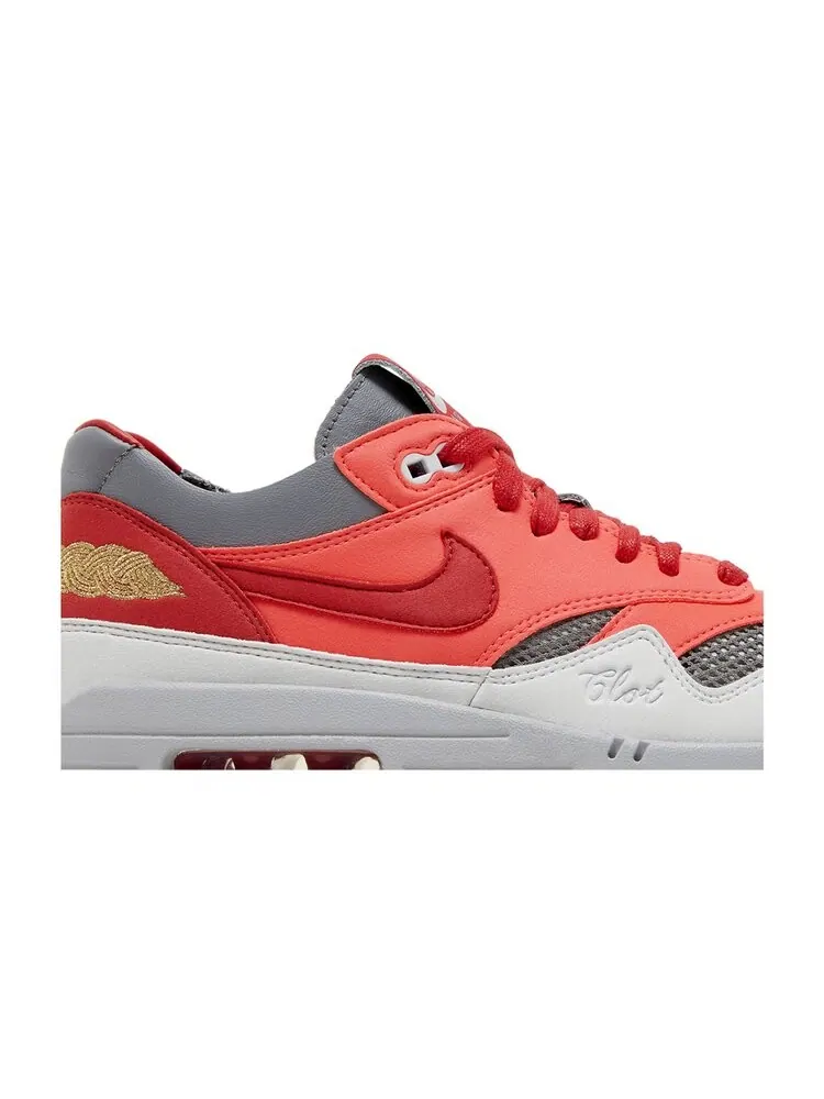 Кроссовки Nike CLOT x Air Max 1 — изображение 2 из 4, красный