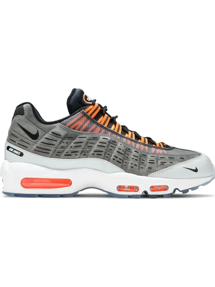 Кроссовки Nike Kim Jones x Air Max 95 'Total Orange' — изображение 1 из 8, черный