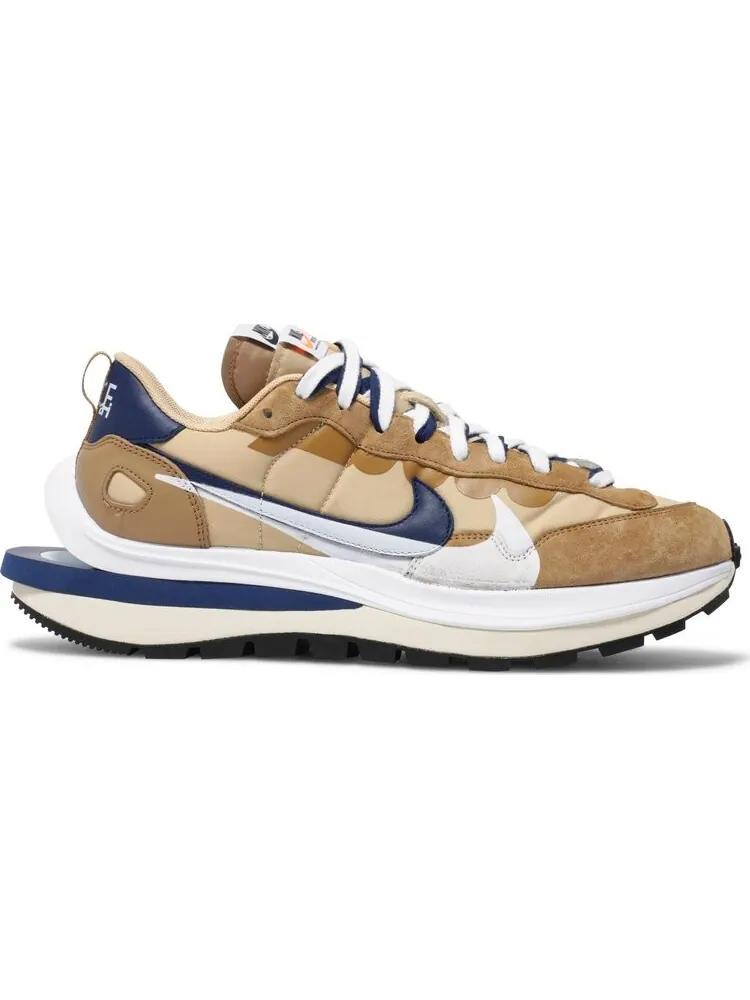 Кроссовки Nike sacai x VaporWaffle 'Sesame Blue Void' — изображение 1 из 10, бежевый