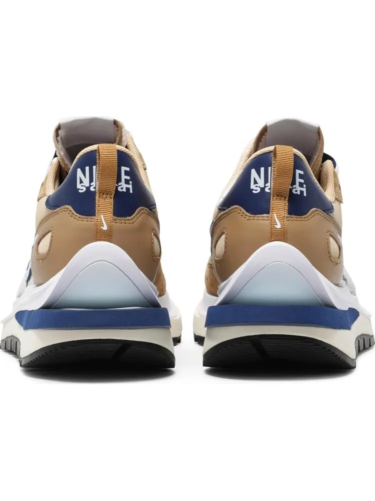Кроссовки Nike sacai x VaporWaffle 'Sesame Blue Void' — изображение 6 из 10, бежевый
