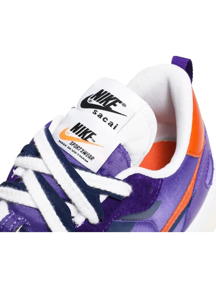 Кроссовки Nike Sacai x VaporWaffle 'Dark Iris' — изображение 9 из 10, фиолетовый