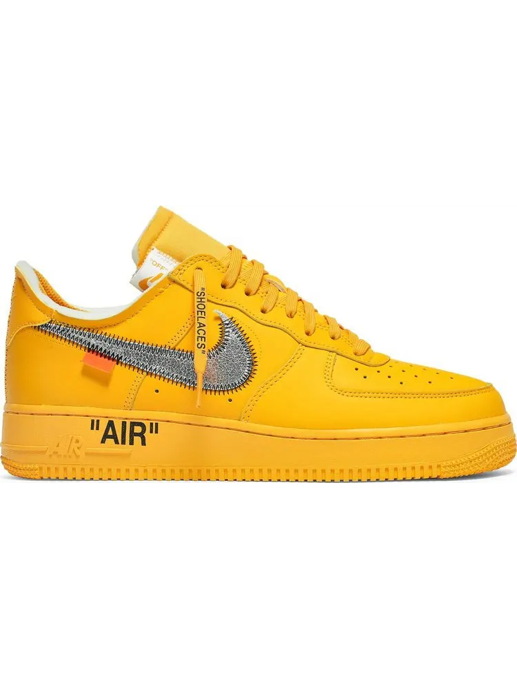 Кроссовки Nike Off-White x Air Force 1 Low 'Lemonade' — изображение 1 из 10, золото