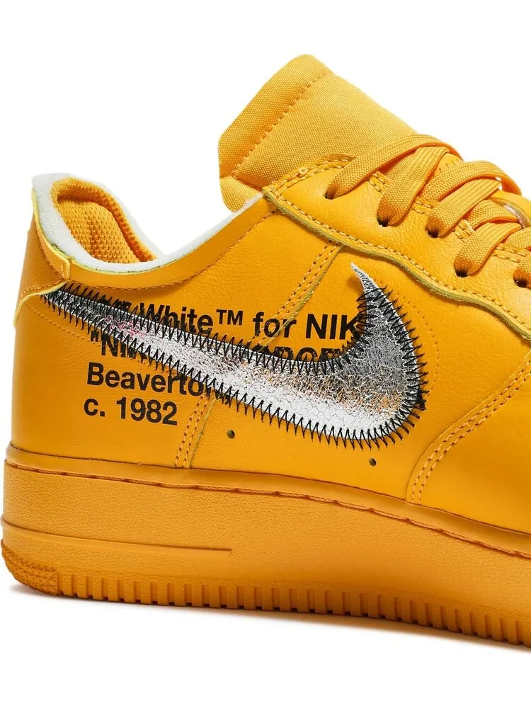Кроссовки Nike Off-White x Air Force 1 Low 'Lemonade' — изображение 10 из 10, золото