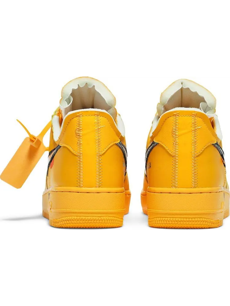 Кроссовки Nike Off-White x Air Force 1 Low 'Lemonade' — изображение 6 из 10, золото