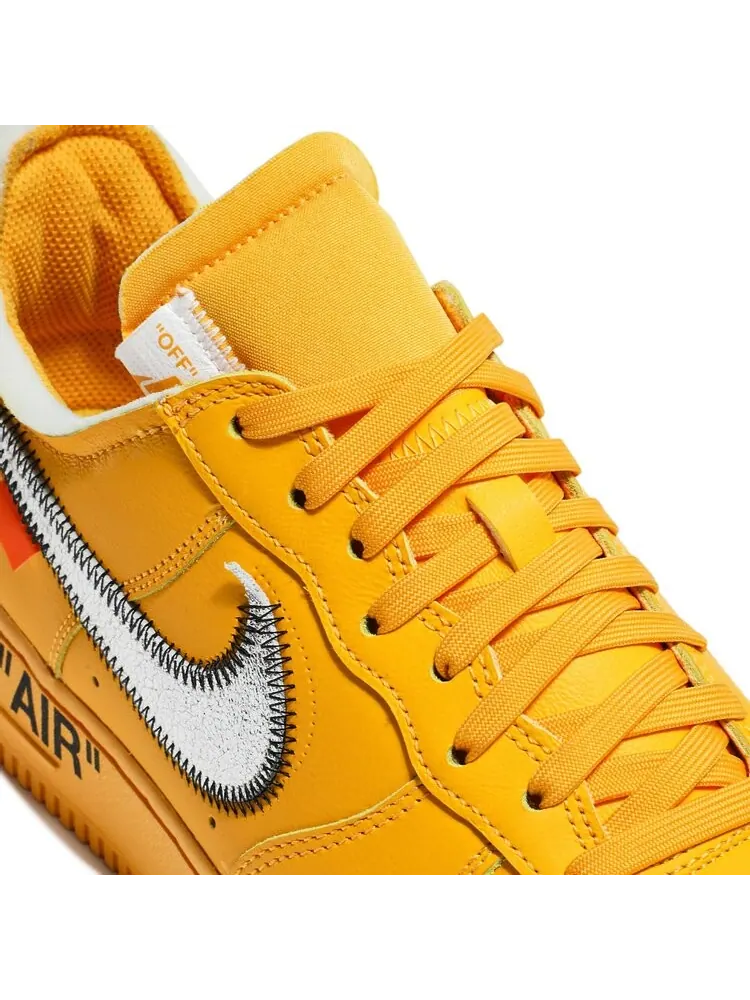 Кроссовки Nike Off-White x Air Force 1 Low 'Lemonade' — изображение 9 из 10, золото