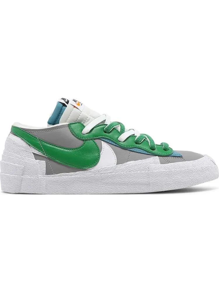 Кроссовки Nike sacai x Blazer Low 'Classic Green' — изображение 1 из 10, зеленый