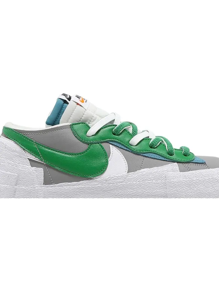 Кроссовки Nike sacai x Blazer Low 'Classic Green' — изображение 2 из 10, зеленый