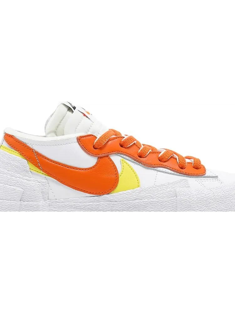 Кроссовки Nike sacai x Blazer Low 'Magma Orange' — изображение 2 из 8, оранжевый