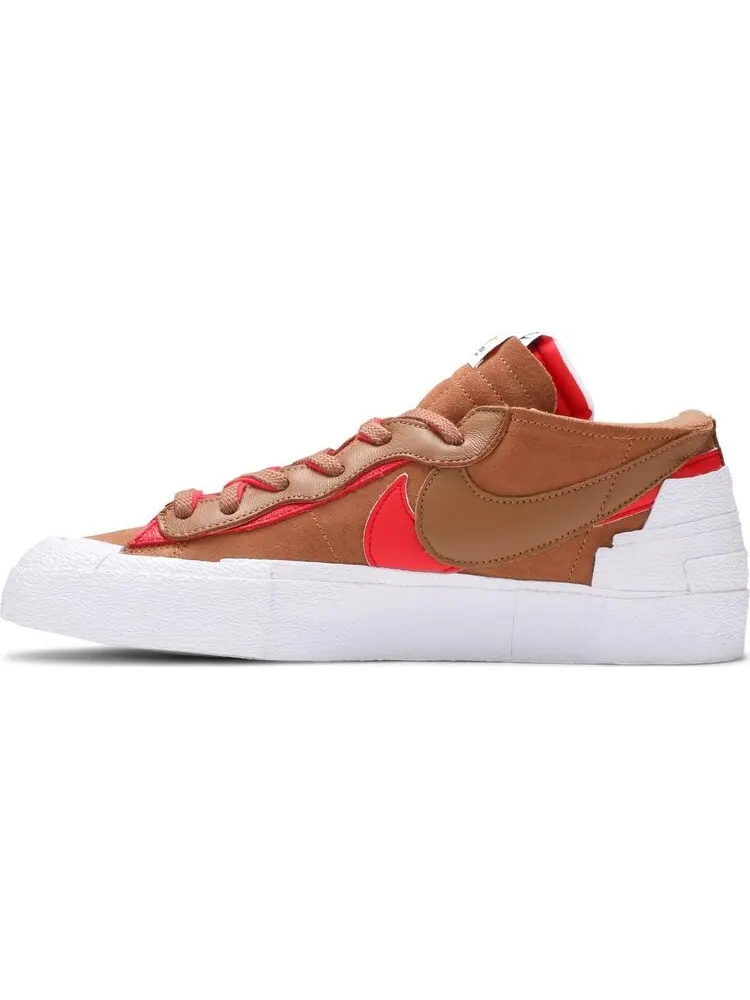Кроссовки Nike sacai x Blazer Low 'British Tan' — изображение 1 из 10, загар