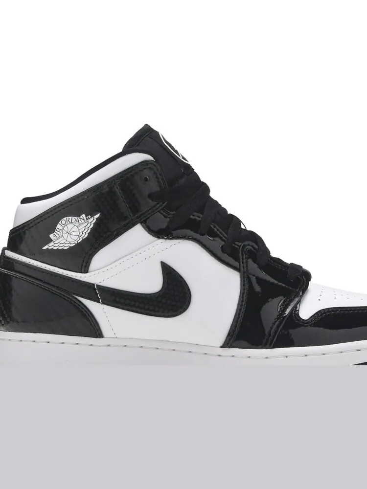 Кроссовки Air Jordan 1 Mid SE GS 'All Star' 2021 — изображение 2 из 8, черный