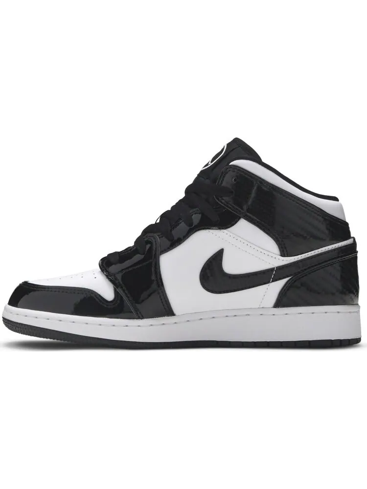 Кроссовки Air Jordan 1 Mid SE GS 'All Star' 2021 — изображение 3 из 8, черный