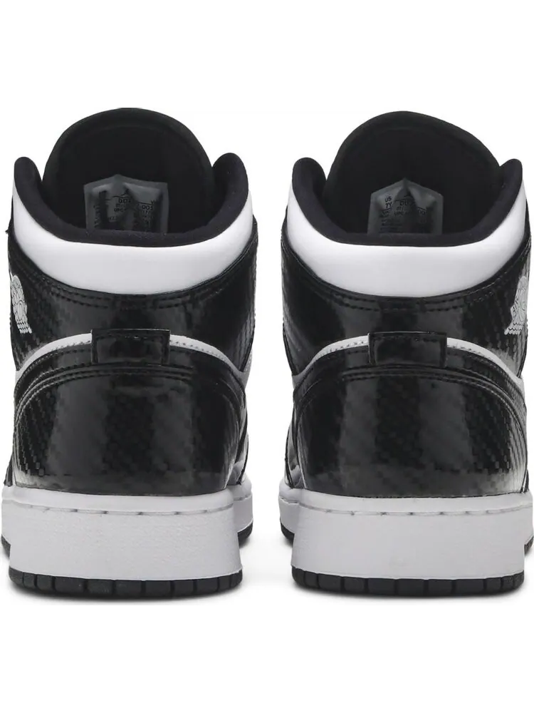 Кроссовки Air Jordan 1 Mid SE GS 'All Star' 2021 — изображение 6 из 8, черный