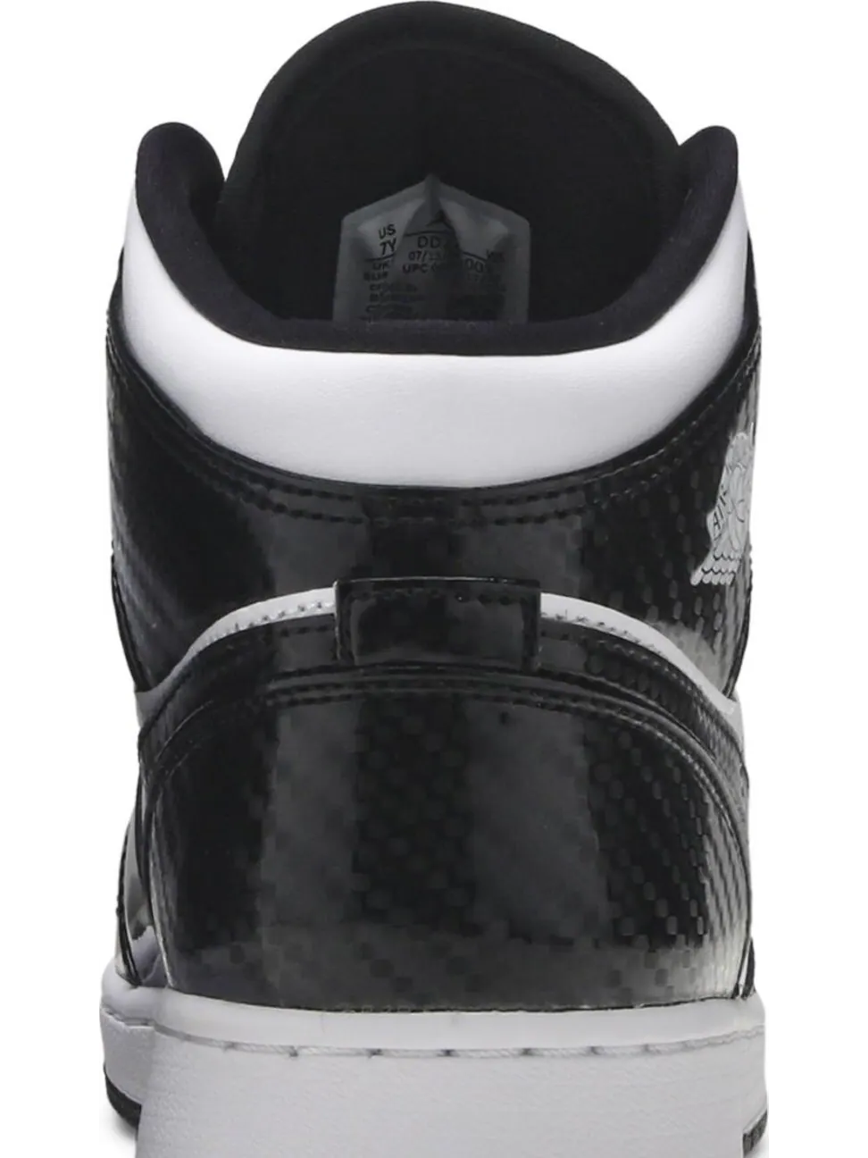 Кроссовки Air Jordan 1 Mid SE GS 'All Star' 2021 — изображение 7 из 8, черный