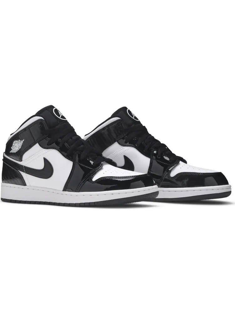 Кроссовки Air Jordan 1 Mid SE GS 'All Star' 2021 — изображение 8 из 8, черный