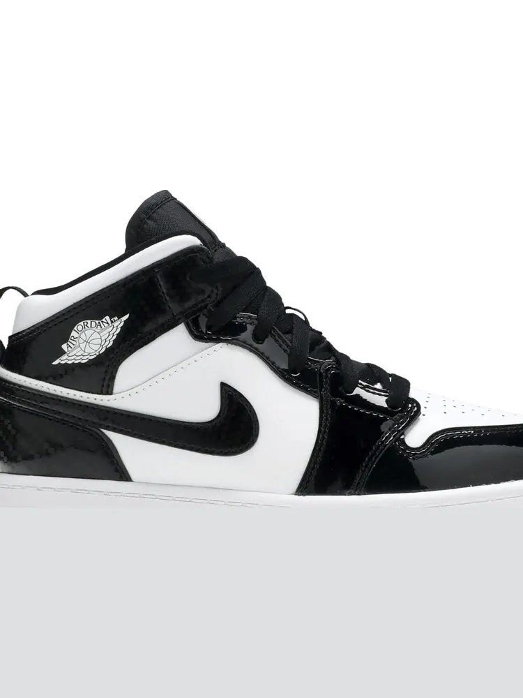 Кроссовки Air Jordan 1 Mid SE PS All Star 2021 — изображение 2 из 8, черный