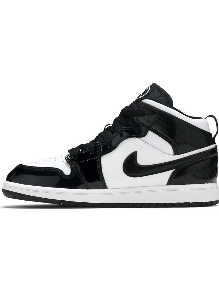 Кроссовки Air Jordan 1 Mid SE PS All Star 2021 — изображение 3 из 8, черный