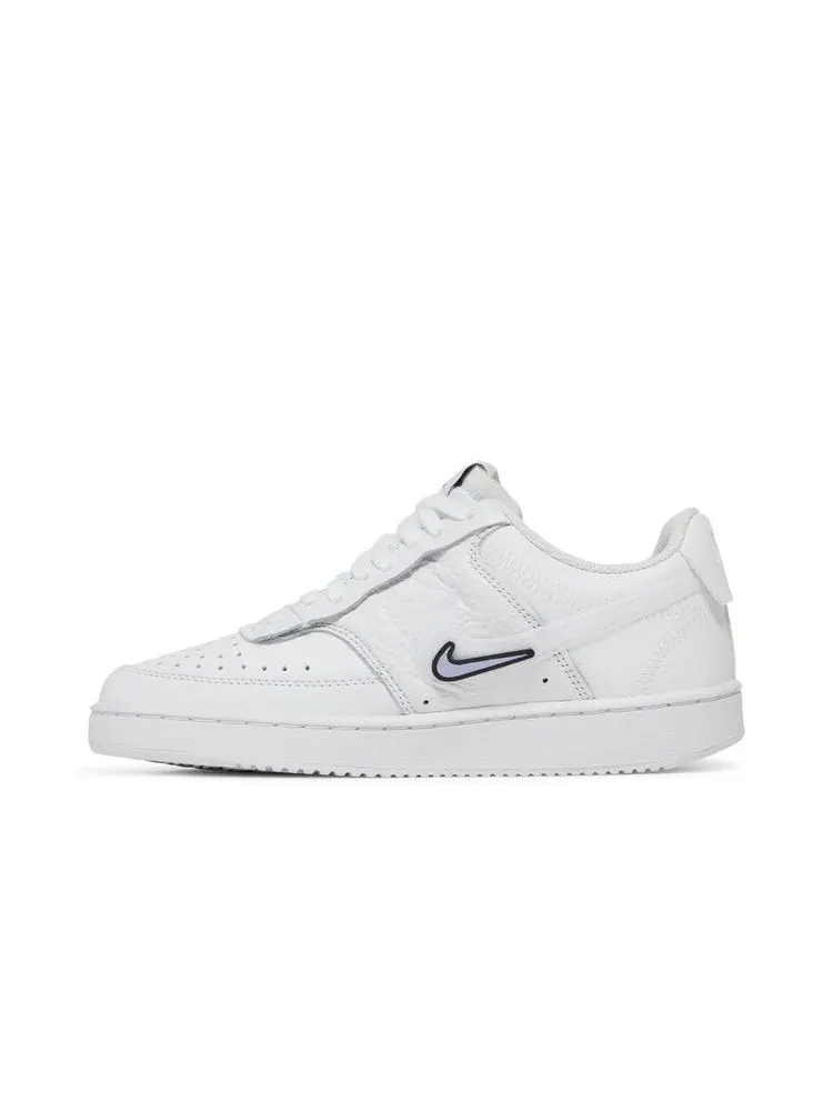 Кроссовки Nike Wmns Court Vision Low 'Valentine's Day - White Volt' — изображение 4 из 9, белый/белый/черный