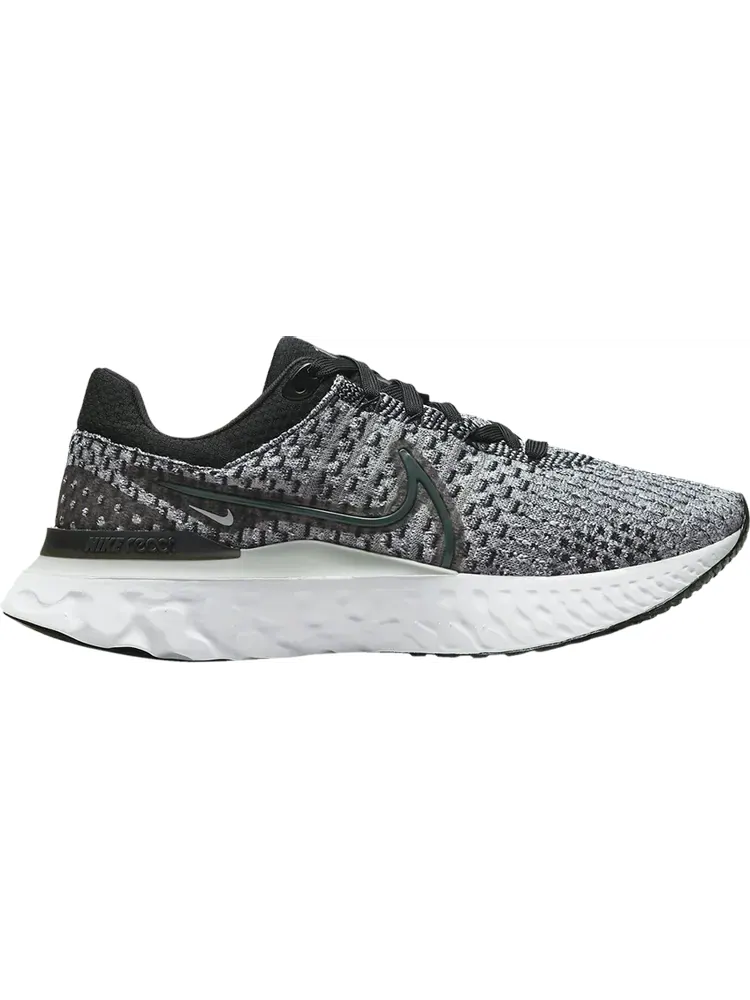 Кроссовки Nike Wmns React Infinity Run Flyknit 3 'Black Dark Smoke Grey' — изображение 1 из 1, черный