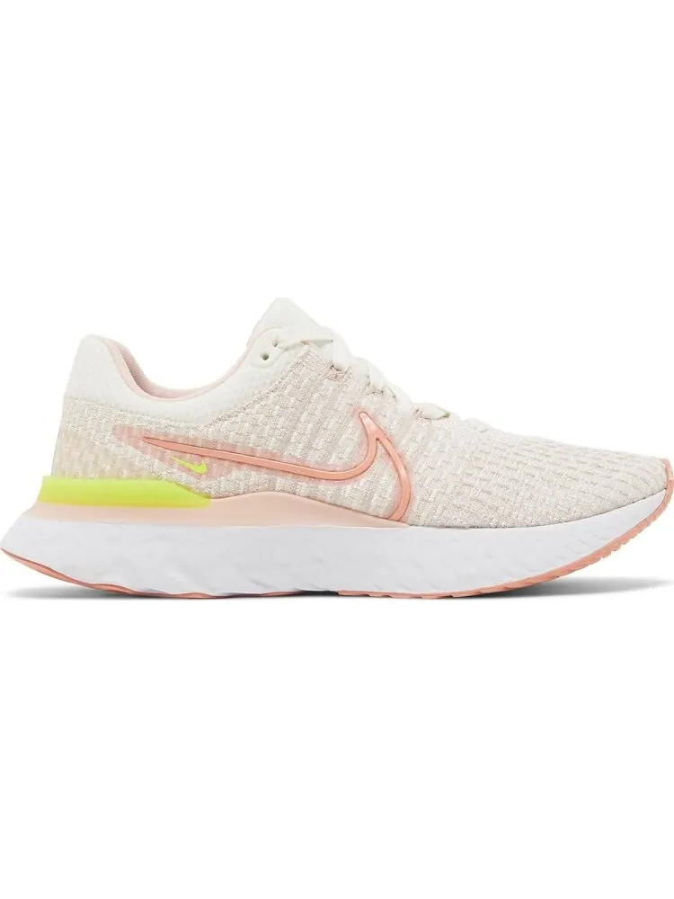 Кроссовки Nike Wmns React Infinity Run Flyknit 3 'Sail Light Madder Root' — изображение 1 из 8, розовый