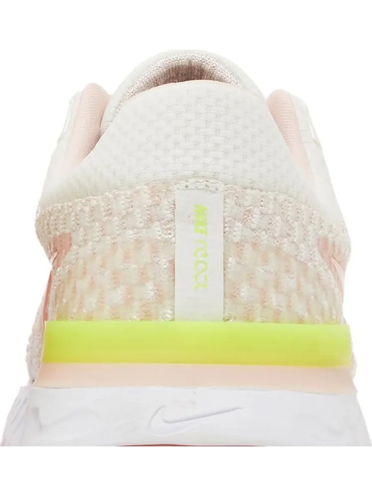 Кроссовки Nike Wmns React Infinity Run Flyknit 3 'Sail Light Madder Root' — изображение 7 из 8, розовый