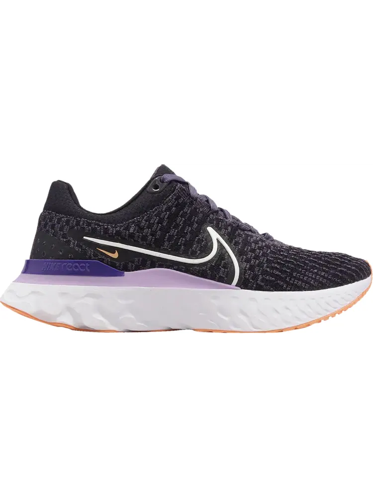 Кроссовки Nike Wmns React Infinity Run Flyknit 3 'Cave Purple Orange' — изображение 1 из 1, фиолетовый