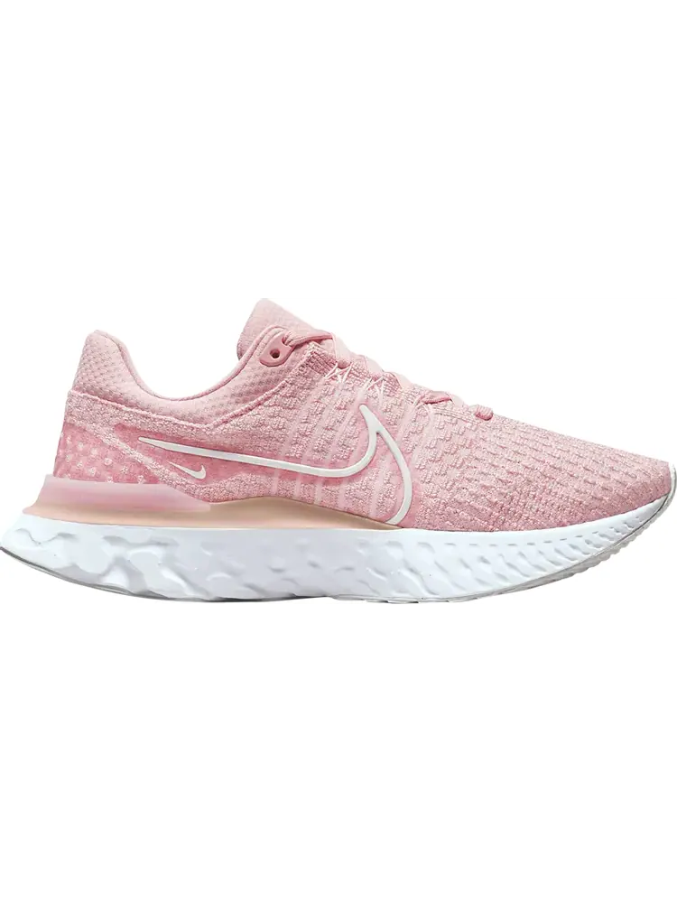 Кроссовки Nike Wmns React Infinity Run Flyknit 3 'Pink Glaze' — изображение 1 из 1, розовый