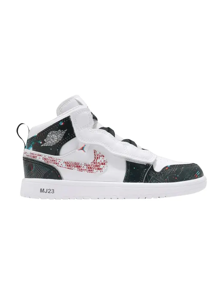 Кроссовки Air Jordan Air Jordan 1 Mid ALT SE PS 'Take Flight' — изображение 1 из 1, белый/яркий/синий