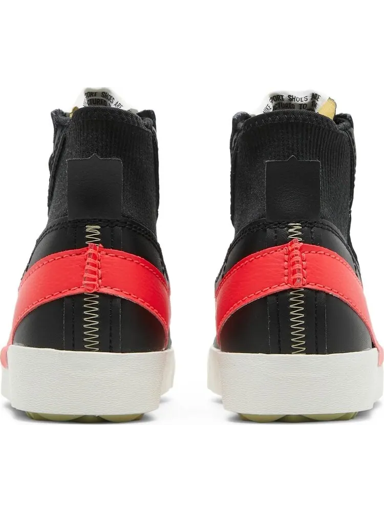 Кроссовки Nike Blazer Mid '77 Jumbo 'Black Bright Crimson' — изображение 6 из 8, черный