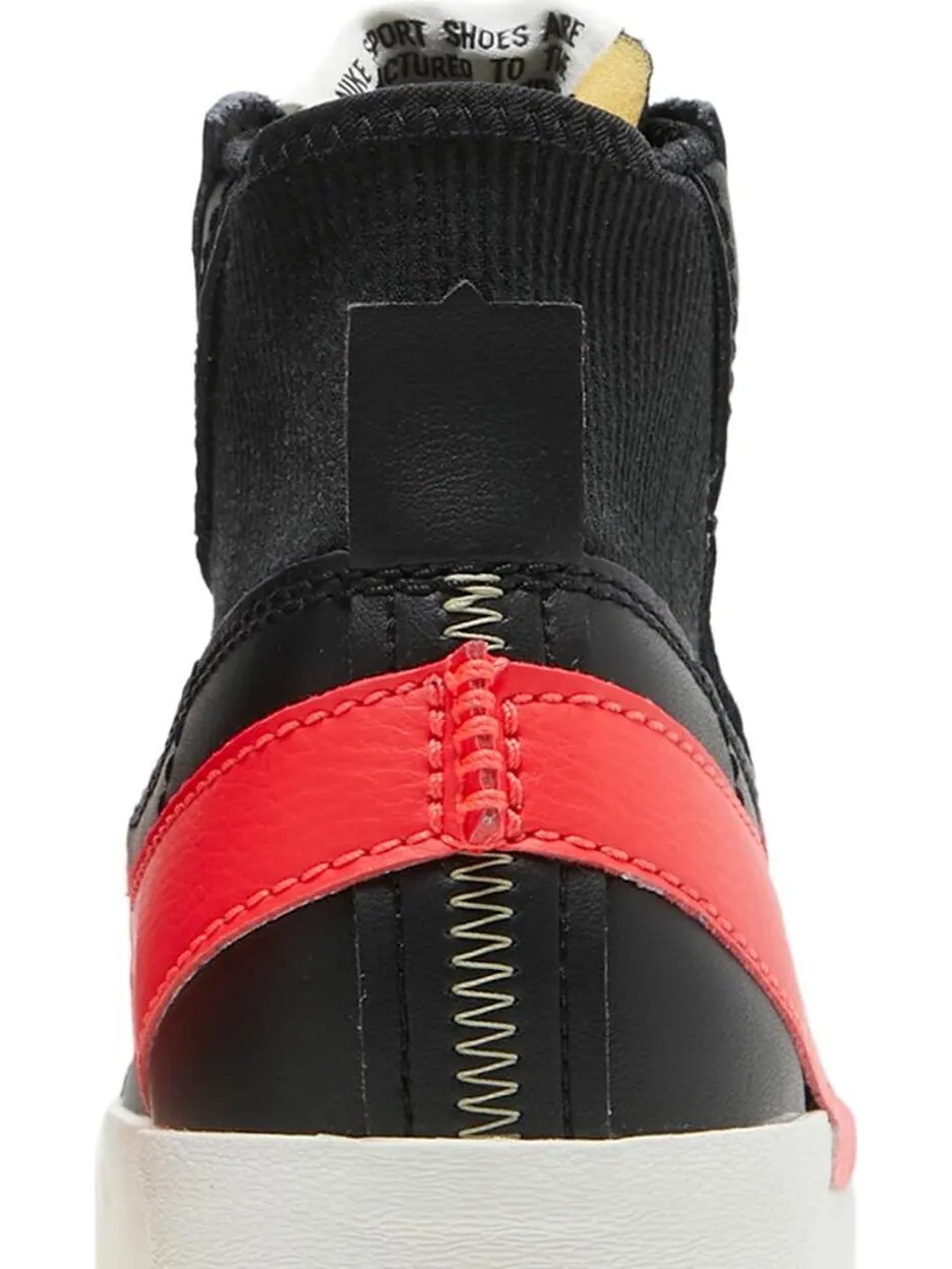 Кроссовки Nike Blazer Mid '77 Jumbo 'Black Bright Crimson' — изображение 7 из 8, черный