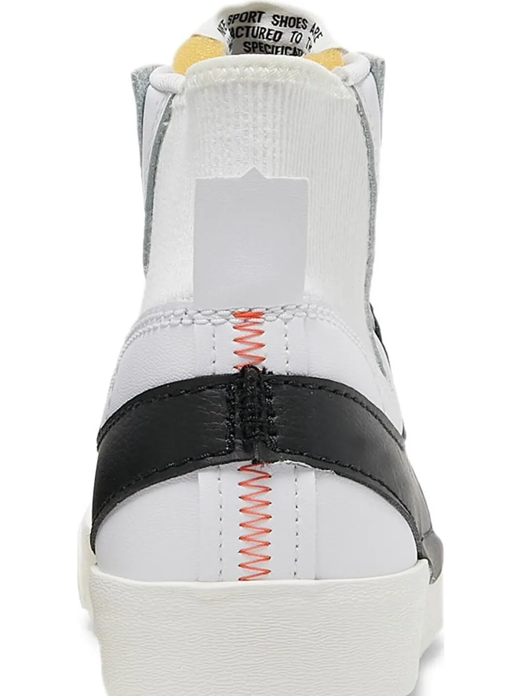 Кроссовки Nike Blazer Mid '77 Jumbo 'White Black' — изображение 6 из 7, белый