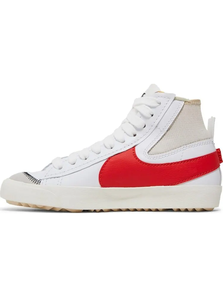 Кроссовки Nike Blazer Mid '77 Jumbo 'White Habanero Red' — изображение 3 из 8, белый