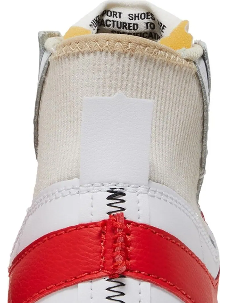 Кроссовки Nike Blazer Mid '77 Jumbo 'White Habanero Red' — изображение 7 из 8, белый