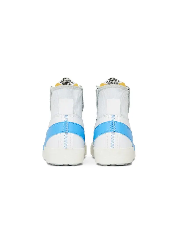 Кроссовки Nike Blazer Mid '77 Jumbo 'White University Blue' Sample — изображение 7 из 9, белый/синий//черный