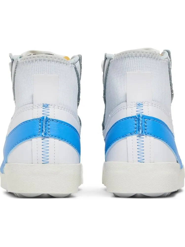 Кроссовки Nike Blazer Mid '77 Jumbo 'White University Blue' — изображение 6 из 8, белый