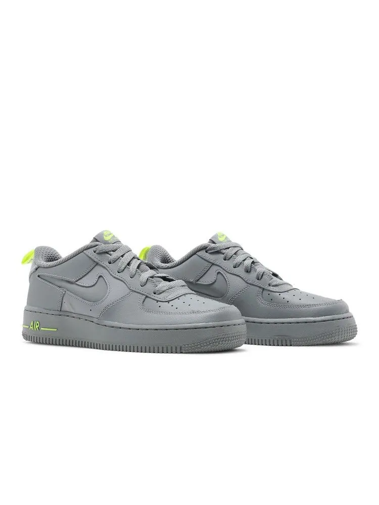 Кроссовки Nike Air Force 1 '07 LV8 GS 'Particle Grey Volt' — изображение 9 из 9, серый/серый