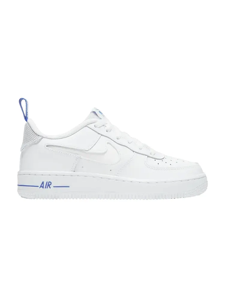 Кроссовки Nike Air Force 1 '07 LV8 GS 'White Racer Blue' — изображение 1 из 1, белый/белый/синий