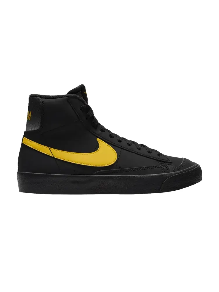 Кроссовки Nike Blazer Mid '77 GS 'Black Speed Yellow' — изображение 1 из 1, черный/желтый