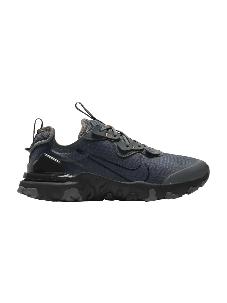 Кроссовки Nike React Vision GS 'Iron Grey Black' — изображение 1 из 1, серый/черный/оранжевый