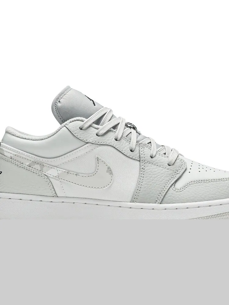Кроссовки Air Jordan 1 Low SE GS White Camo — изображение 2 из 8, белый