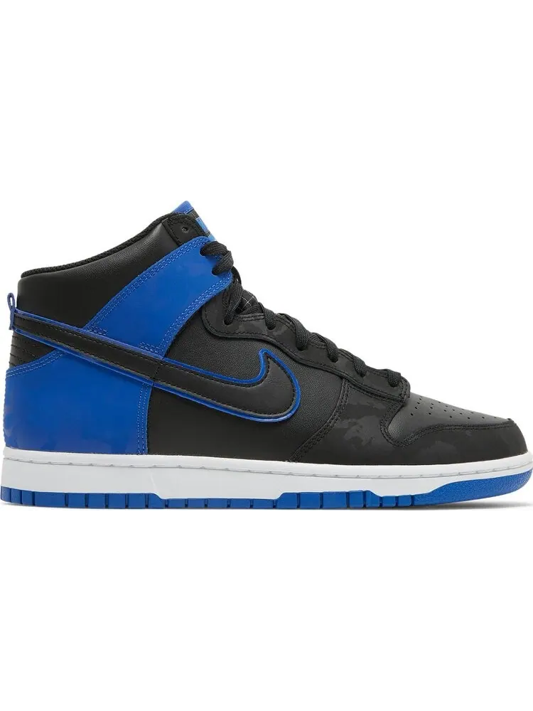 Кроссовки Nike Dunk High SE 'Hyper Royal Camo' — изображение 1 из 8, черный