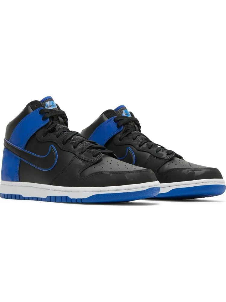 Кроссовки Nike Dunk High SE 'Hyper Royal Camo' — изображение 8 из 8, черный