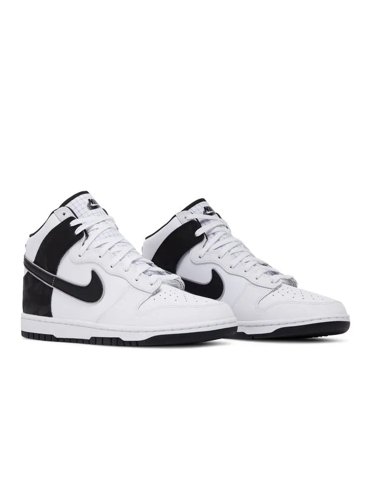 Кроссовки Nike Dunk High SE — изображение 8 из 8, белый черный