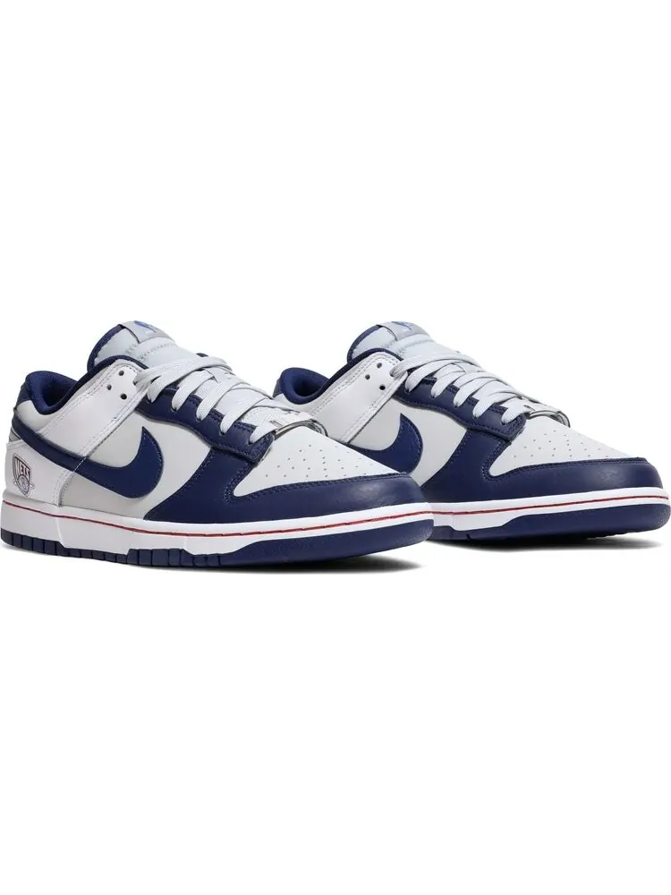 Кроссовки Nike NBA x Dunk Low EMB '75th Anniversary - Nets' — изображение 8 из 10, белый