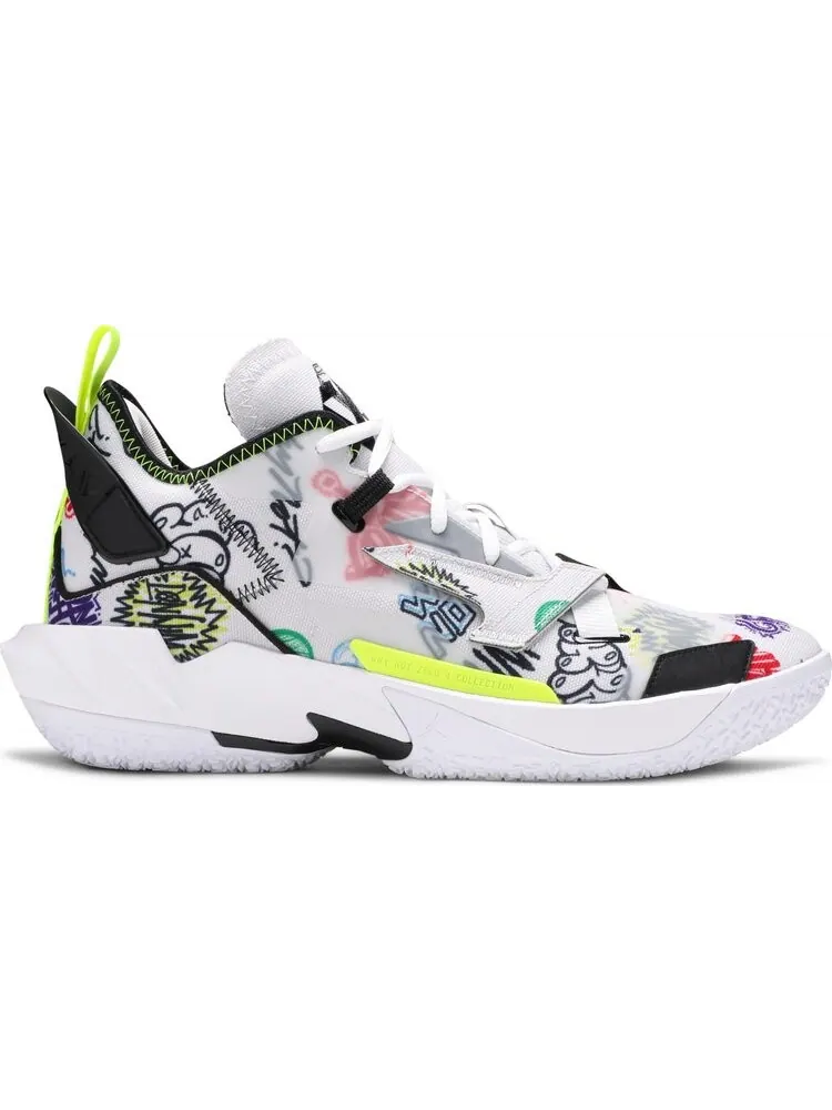 Кроссовки Jordan Why Not Zer0.4 PF Graffiti — изображение 1 из 8, белый