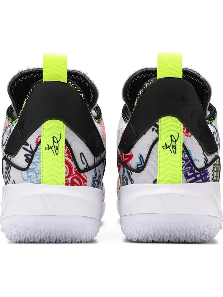 Кроссовки Jordan Why Not Zer0.4 PF Graffiti — изображение 6 из 8, белый