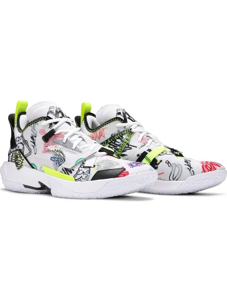 Кроссовки Jordan Why Not Zer0.4 PF Graffiti — изображение 8 из 8, белый