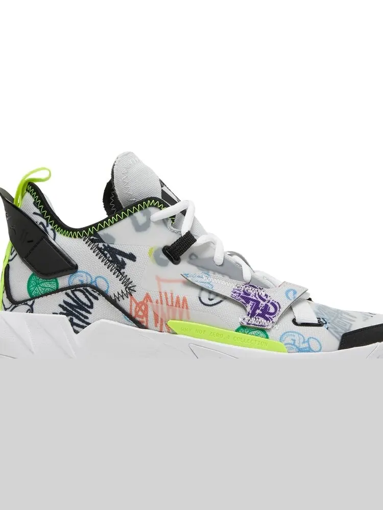 Кроссовки Jordan Why Not Zer0.4 Graffiti — изображение 2 из 8, белый